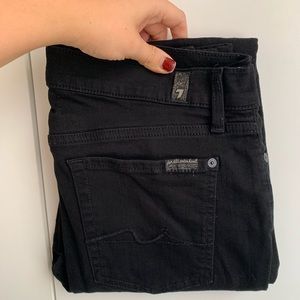 7 for all mankind Gwenevere black denim